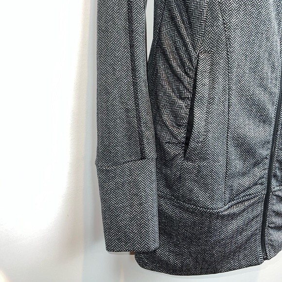 Mondetta Chevron Full Zip Long Workout Yoga Jacket S - Picture 5 of 12